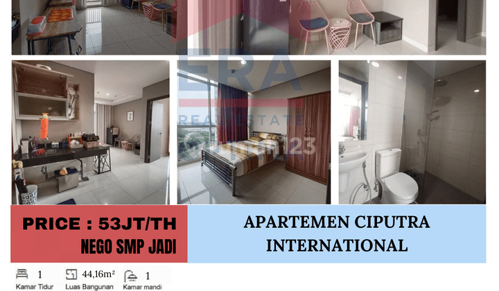 Disewakan Apartemen Ciputra International, Cengkareng Jakarta Barat 1