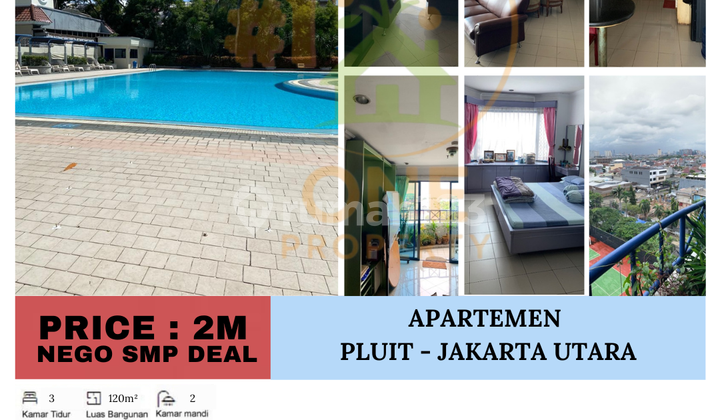 Dijual Butuh Uang Apartemen Menara Marina Pluit