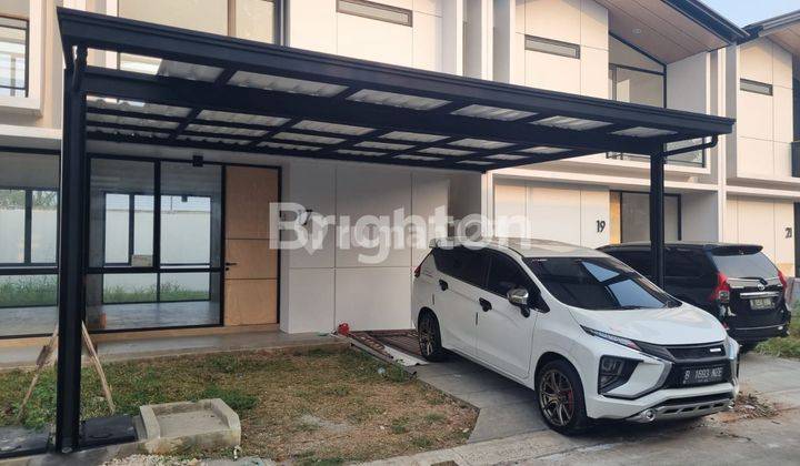 rumah baru 2 lt sudah ada full canopy depan di cendana park lippo karawaci tangerang 1