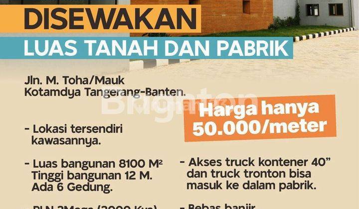 pabrik siap pakai di M.Toha mauk tangerang 1