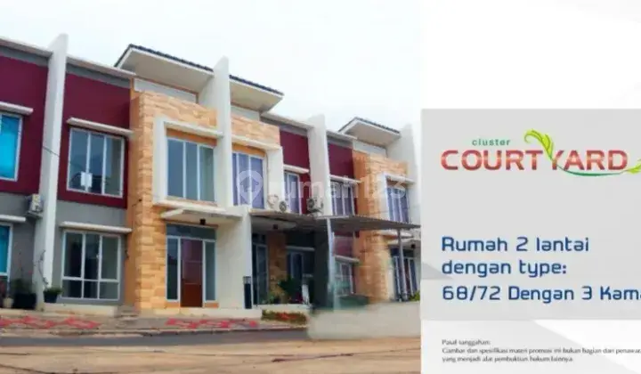 Rumah dp 0 cluster couyard galuh mas kota karawang 8