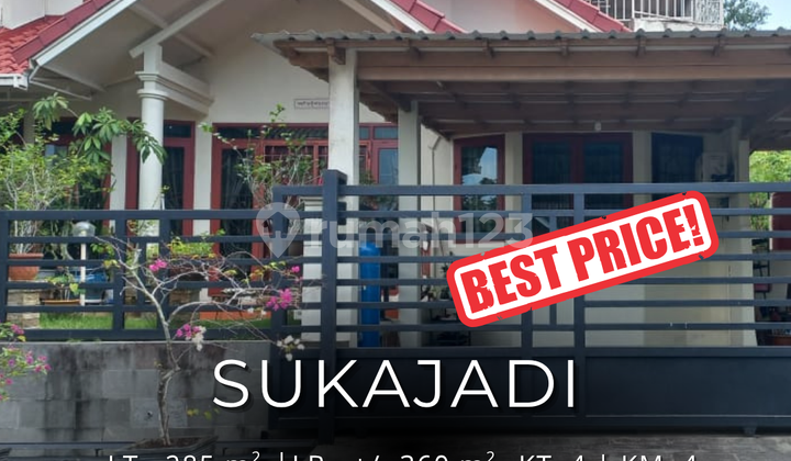 Rumah 2 Lantai Luas dan Nyaman di Kawasan Elite Sukajadi!