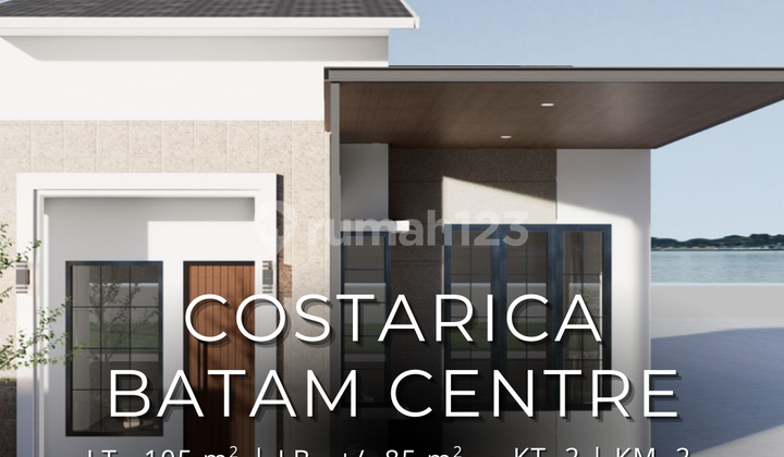 RUMAH BARU FULL RENOVASI & INTERIOR DI COSTA RICA! DEKAT MEGA MALL!