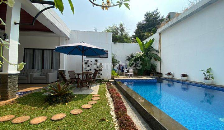 Dijual Full Furnished Ada Pool Cantik Rumah Mewah Sutera Jingga Alam Sutera Rumah Langka 14