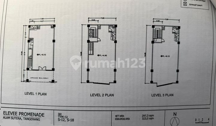 For Rent! Attached Shophouse! Elevee Promenade Shophouse Facing the Road! 2