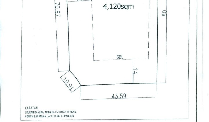 Disewakan Kavling Komersial Alam Sutera Hadap Jalan Raya Depan