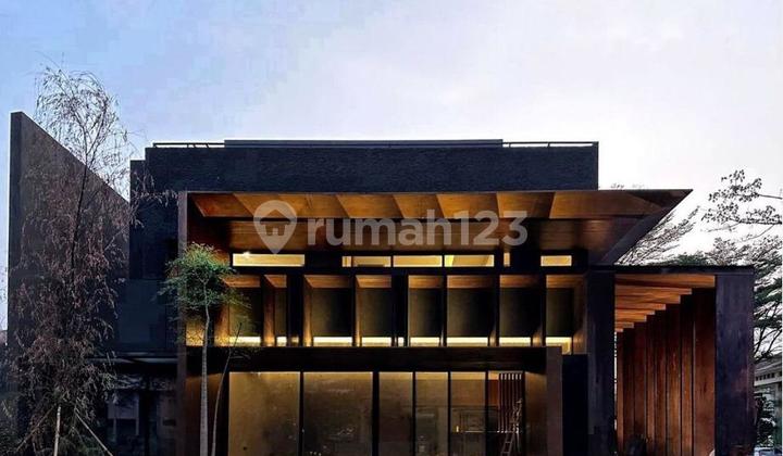 DIJUAL RUMAH MEWAH DESIGN MINIMALIS TROPIS SUTERA PALMA