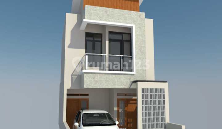 Rumah Baru Murah 2 Lantai Akses Mobil bisa KPR di Lenteng Agung