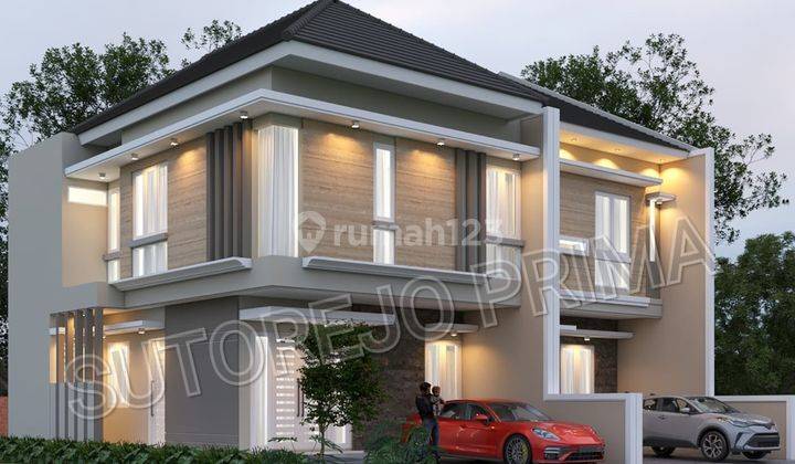 Rumah 2 Lantai Baru Unfurnished SHM di Sutorejo Prima , Surabaya 2