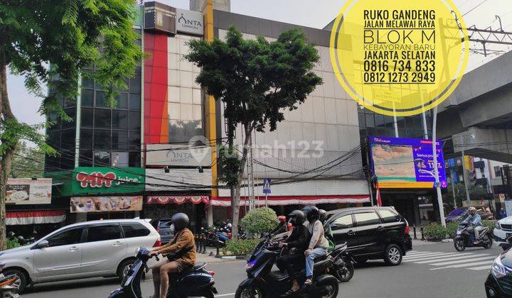 Ruko Gandeng jl Melawai Raya Blok M Kebayoran Baru Lt324m2 Jakarta Selatan