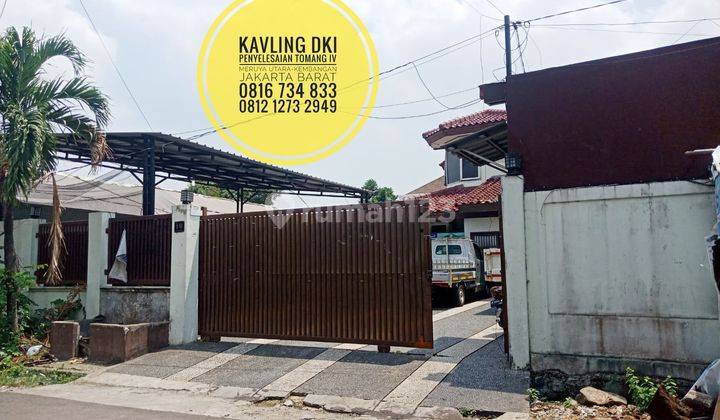 Murah Hitung tanah Rumah Kavling DKI Jl Penyelesaian Tomang IV Meruya Utara-Kembangan 2