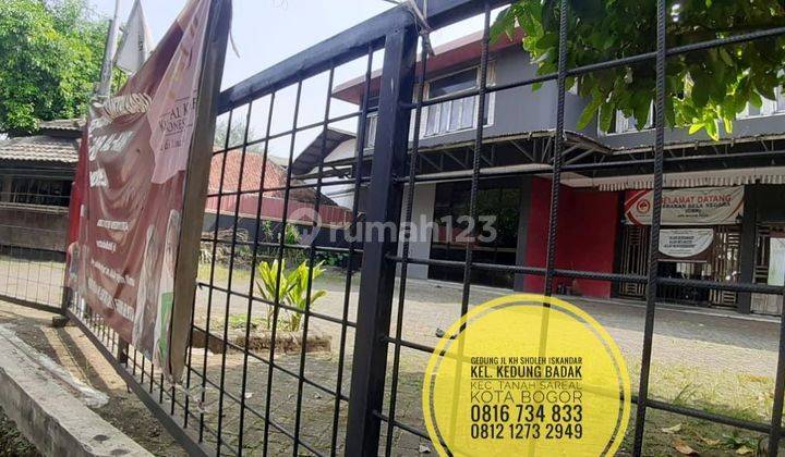 Murah Gedung Jl KH Sholeh Iskandar Lt842m2 Kedung Badak Tanah Sareal Kota Bogor  2