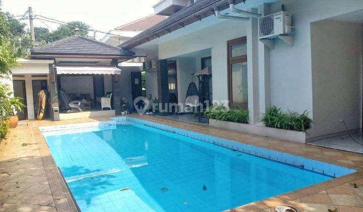 MURAH Rumah Kemang ada Kolam renang Lt848m2 Bangka Mampang Prapatan Jakarta Selatan  1