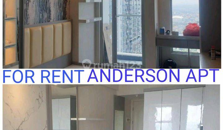 Anderson Pakuwonmall 1 Bed Furnished Barugres Kasur Kulkas Ac Waterheter Baru Semua    2