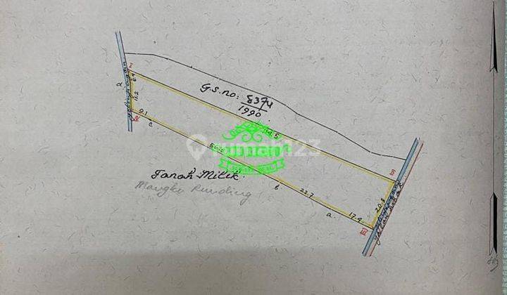 Land for sale in Munggu location 1