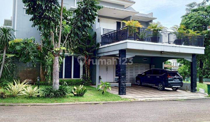 Rumah Halaman Luas Dalam Cluster Jalan Lebar SHM Di BSD 1