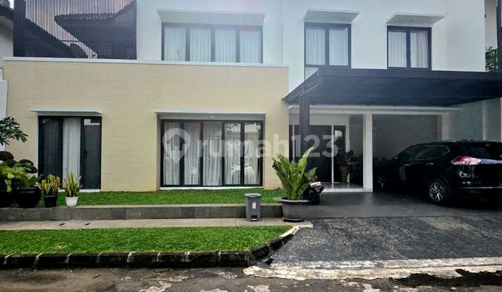 Rumah Semi Furnished Design Minimalis Modern di Bintaro Jaya 2