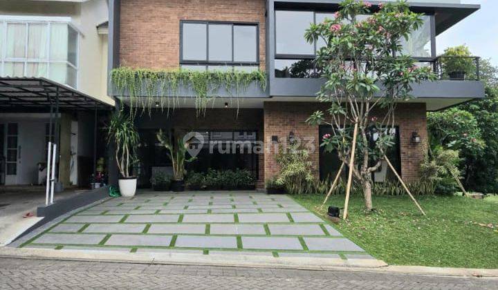 Rumah Pojok Bonus Halaman Luas Delatinos Bsd Semi Furnished 2