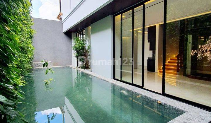 Rumah Modern Tropical Dengan Private Pool Di Pondok Indah 1