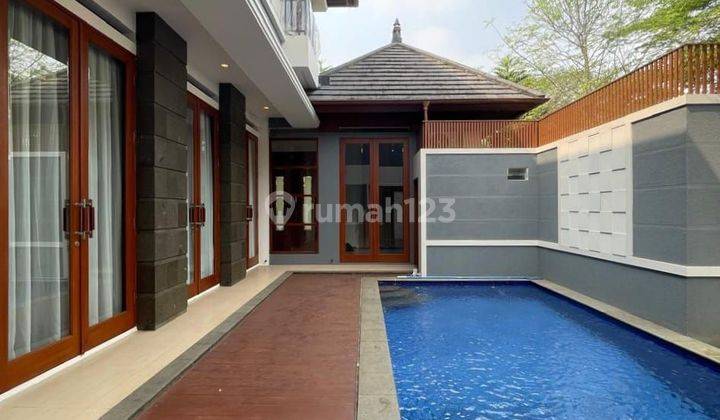 Rumah Hoek Depan Taman Ada Kolam Renang Di Bintaro Jaya Sektor 7 2