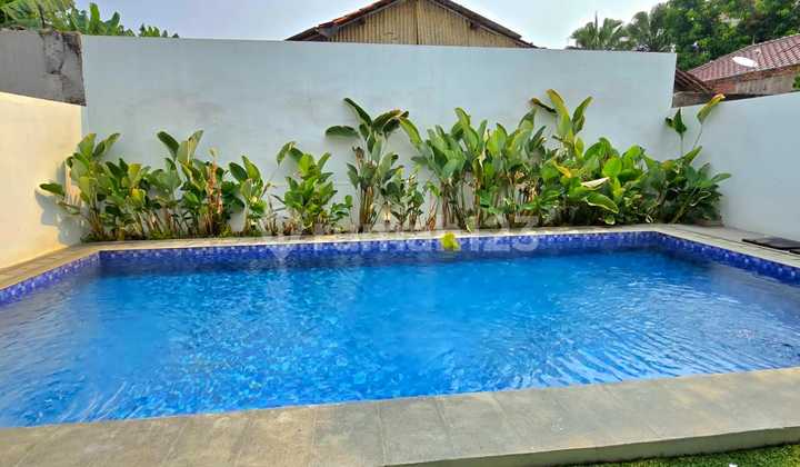 Semi-Furnished New House with Private Swimming Pool in Cipete 2
