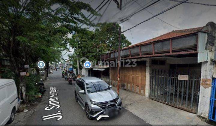Rumah Usaha Raya Simo Kwagean Bisa Untuk Toko cafe, Dekat Petemon, Simo Mulyo, Banyu Urip 1