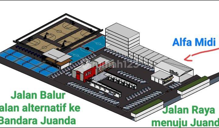 Dijual Lahan Komersil di Jl Raya Waru Sidoarjo 2