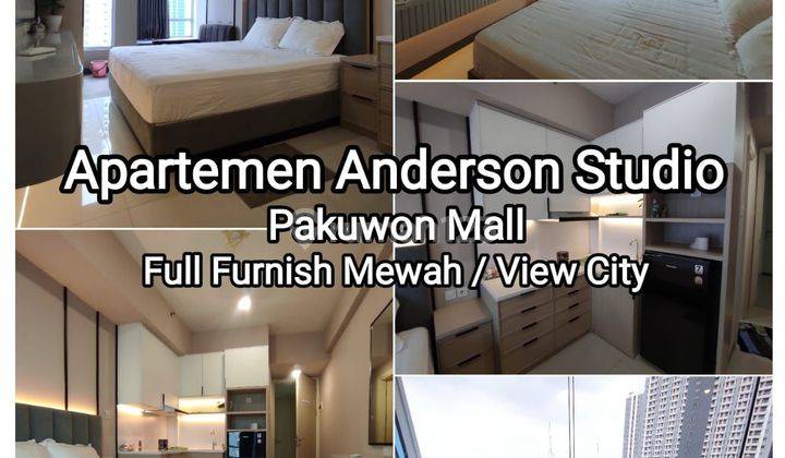 Apartemen Studio Anderson Full Furnish Connecting Mall 500 Jt an 1