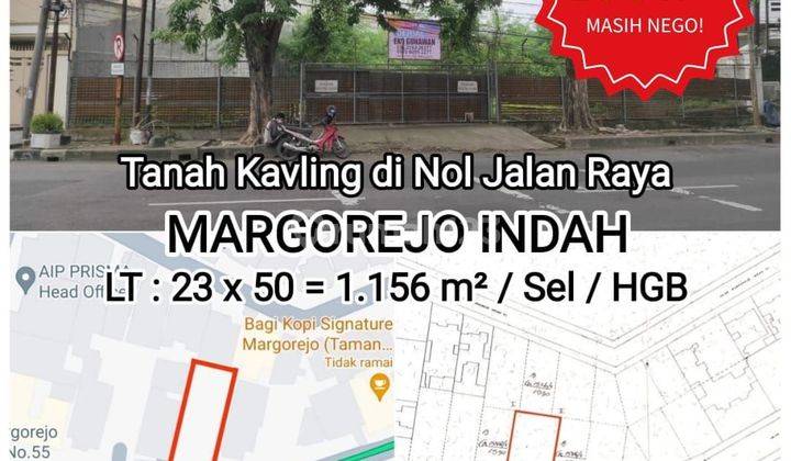 Tanah Raya Margorejo Indah 0 Jln 16 Jt/m2 1