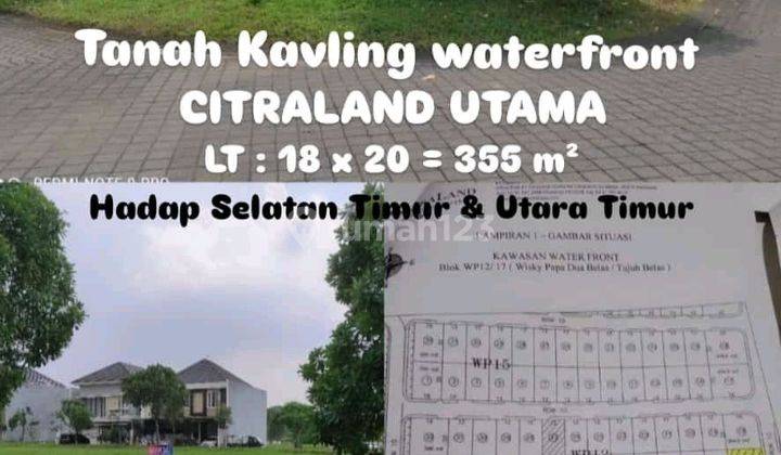 Tanah Kavling Hook Citraland Utama 12jt Surabaya Barat 1