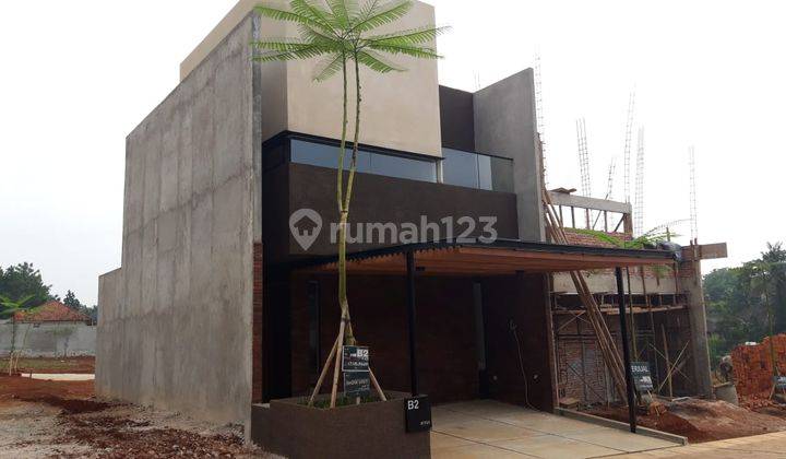 Rumah Minimalis Tropical Modern Dalam Cluster Besar Di Pondok Cabe Cinangka 2