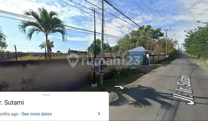 TANAH DAN GUDANG POROS TOL SUTAMI MAKASSAR. SEBELUM TEROWONGAN 1. LUAS 1,7 HA. ADA GUDANG LUAS 1200 1