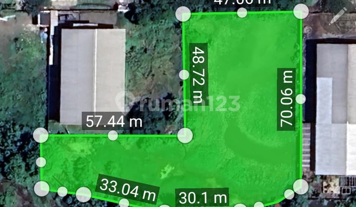 Tanah Kawasan Industri Kima Makassar Luas 5.041 M2. Tembok Keliling.