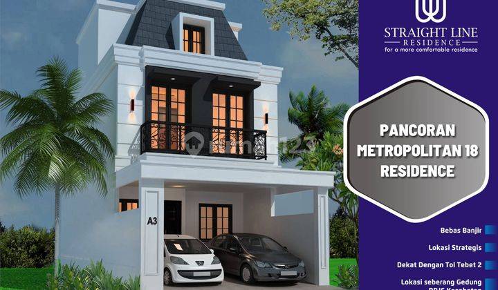 Rumah Baru Mewah American Classic Dalam Cluster Di Pancoran  1