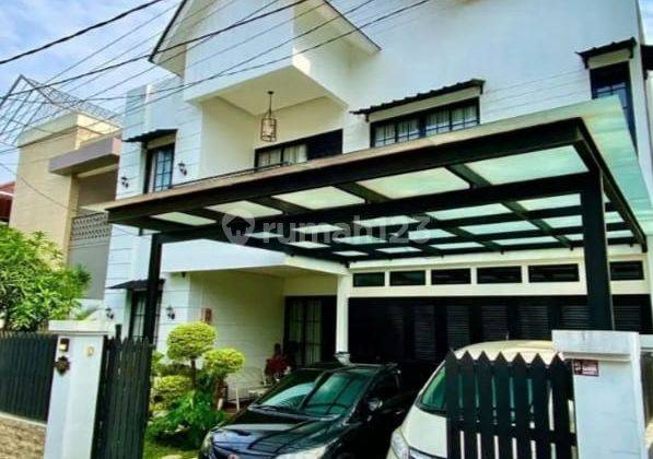 RUMAH MEWAH DIJUAL DI LEBAK BULUS FULLY FURNISHED DEKAT BANGET MRT 1