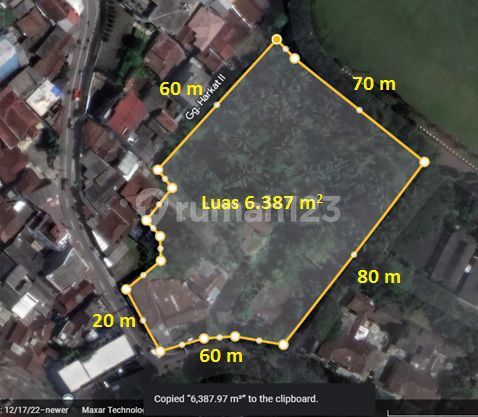 Tanah Hook di Jalan Bhayangkara Sukabumi Samping Secapa Polri
