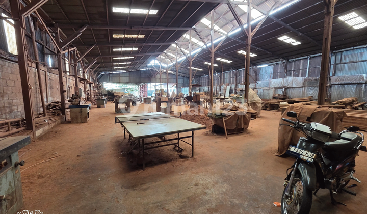 Ex Workshop Land Suitable For Business Or Warehouse On Jl Raya Kalimalang West Bekasi