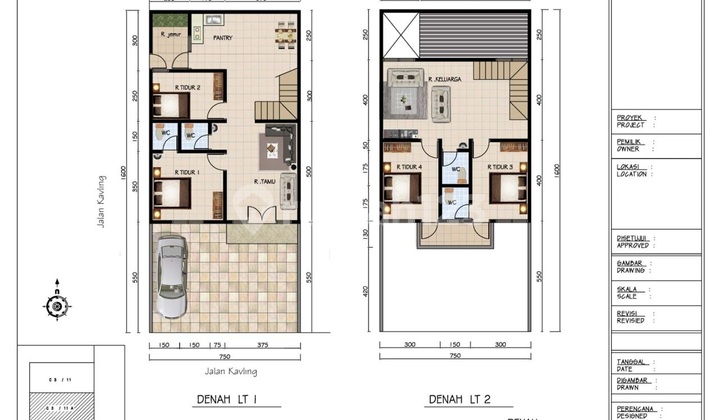 Dijual Rumah 2 Lantai di Prima Harapan Regency Bekasi Utara 2