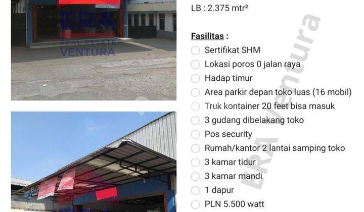 Gudang Jual Cepat di poros jalan Raya Krebet Kabupaten Malang  1