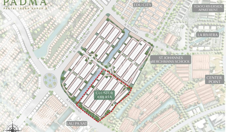 Kavling Premium di Pik2 The Padma Luas 450