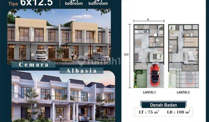 VILLA PASIR PUTIH 5  TYPE ALBASIA 6x12,5 PIK2 HUNIAN NUANSA RESORT 1