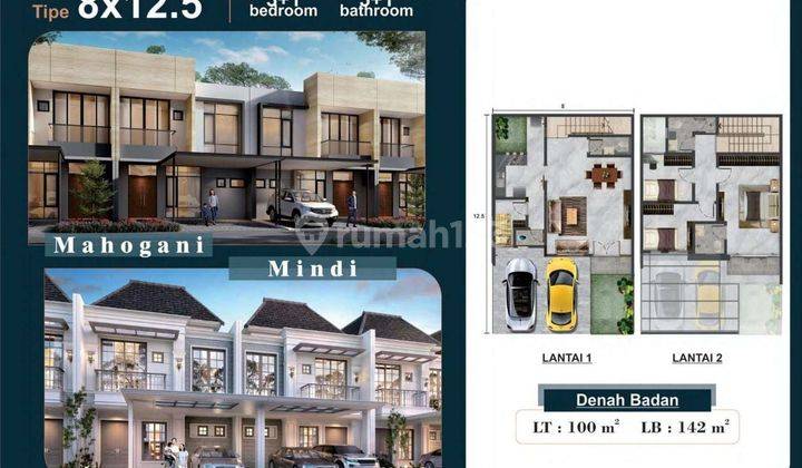 Villa Pasir putih 5 Type Mindi 8x12,5 pik2 akses eksklusif 1