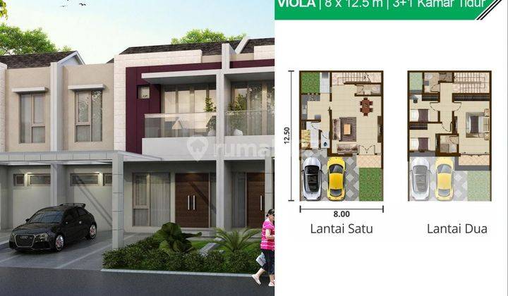 Dijual Rumah Cluster Riverside 2lantai Pik2 Hook 2