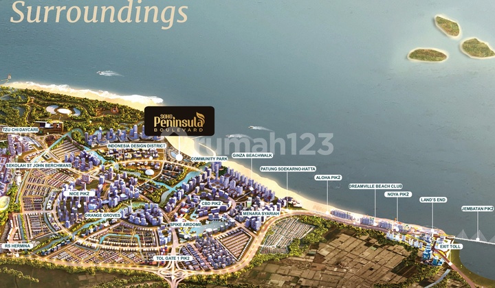 Soho Peninsula Pik 2 Promo Diskon 500 Juta