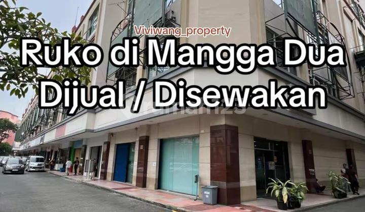 Ruko rapi di mangga dua siap dijual atau disewakan