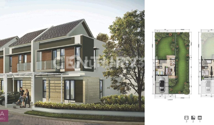 Cicilan Mulai 8Jtan Sudah Dapat Rumah Modern Minimalis