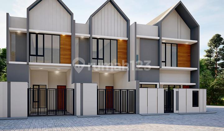 Turun Harga 2 Unit Rumah Baru Jejer Scandinavian Style di Prapen Indah Tenggilis Mejoyo