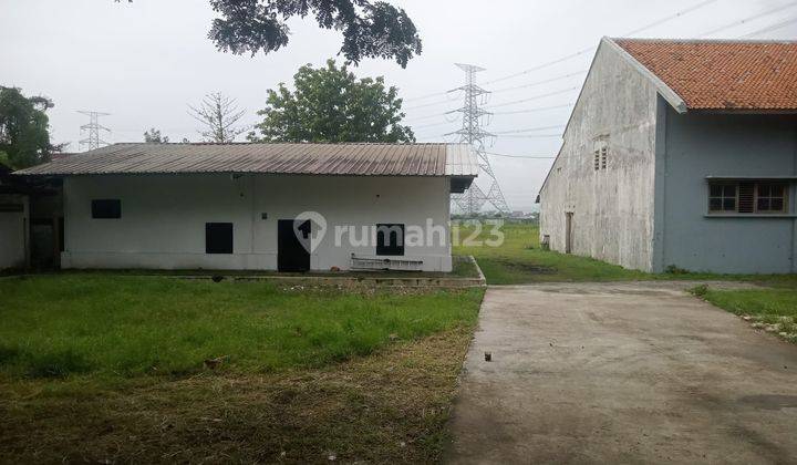 Disewakan Gudang Lokasi Pinggir Jalan Pantura Bebas Banjir Daerah Kanci 2