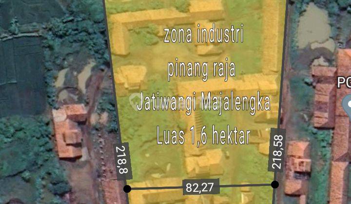 Tanah Zona Industri 14 Km Dari Exit Tol di Jatiwangi Majalengka 1