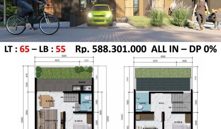 Rumah siap huni di Arco ragamukti 2,5JT langsung akad 2